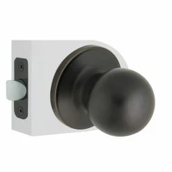 Defiant Simple Series Ball Aged Bronze Hall and Closet Door Knob -Barton Kramer Shop defiant passage door knobs evtwx730b c3 1000
