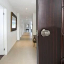 Defiant Saturn Stainless Steel Hall and Closet Door Knob 12 Defiant Saturn Stainless Steel Hall and Closet Door Knob -Barton Kramer Shop defiant passage door knobs t3630b 66 1000
