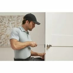 Defiant Brandywine Stainless Steel Hall/Closet Passage Door Knob -Barton Kramer Shop defiant passage door knobs t8630b 31 1000