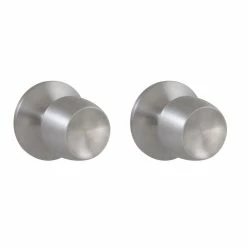 Defiant Brandywine Stainless Steel Hall/Closet Door Knob (2-Pack)