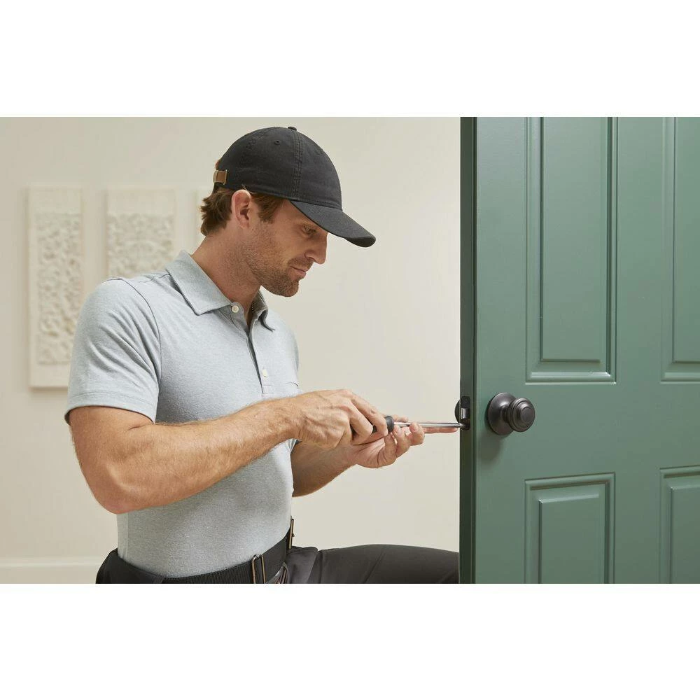 Defiant Madrid Matte Black Hall/Closet Door Knob 11 Defiant Madrid Matte Black Hall/Closet Door Knob - Image 9