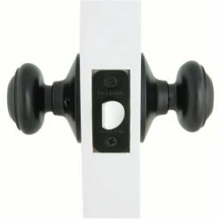 Defiant Madrid Matte Black Hall/Closet Door Knob 15 Defiant Madrid Matte Black Hall/Closet Door Knob -Barton Kramer Shop defiant passage door knobs tdxk30b 4f 1000