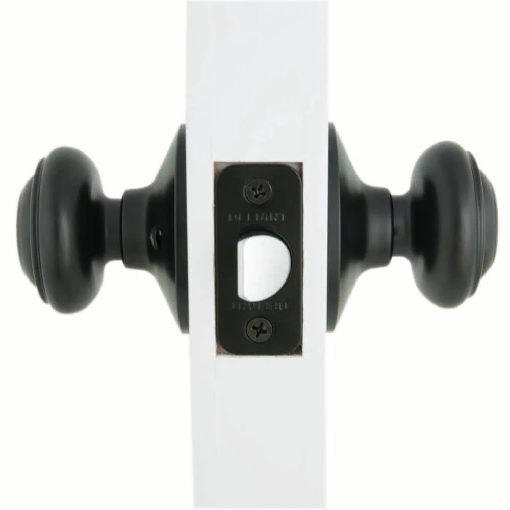 Defiant Madrid Matte Black Hall/Closet Door Knob 7 Defiant Madrid Matte Black Hall/Closet Door Knob - Image 5