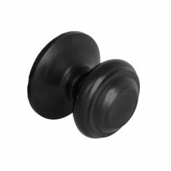 Defiant Madrid Matte Black Hall/Closet Door Knob
