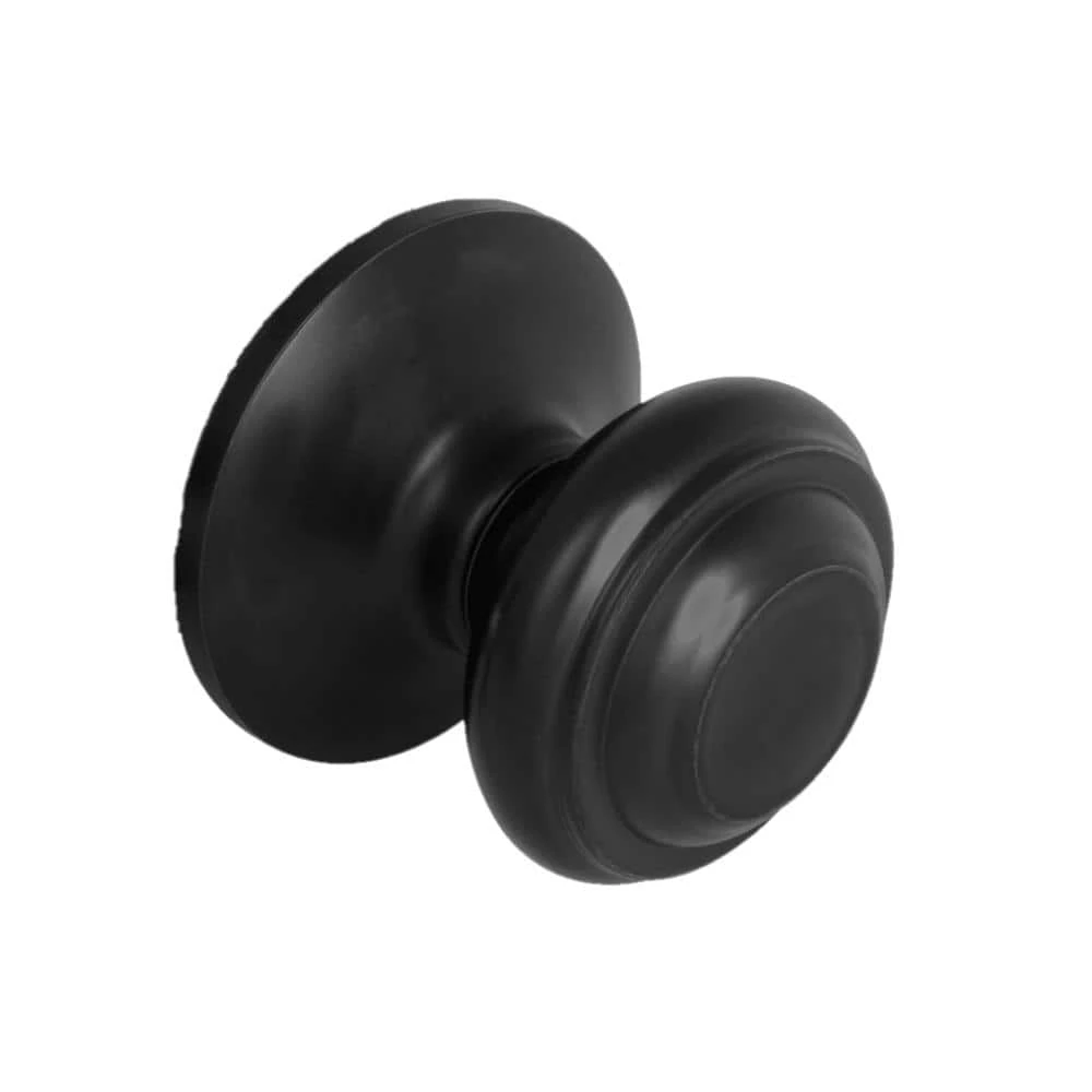 Defiant Madrid Matte Black Hall/Closet Door Knob 3 Defiant Madrid Matte Black Hall/Closet Door Knob