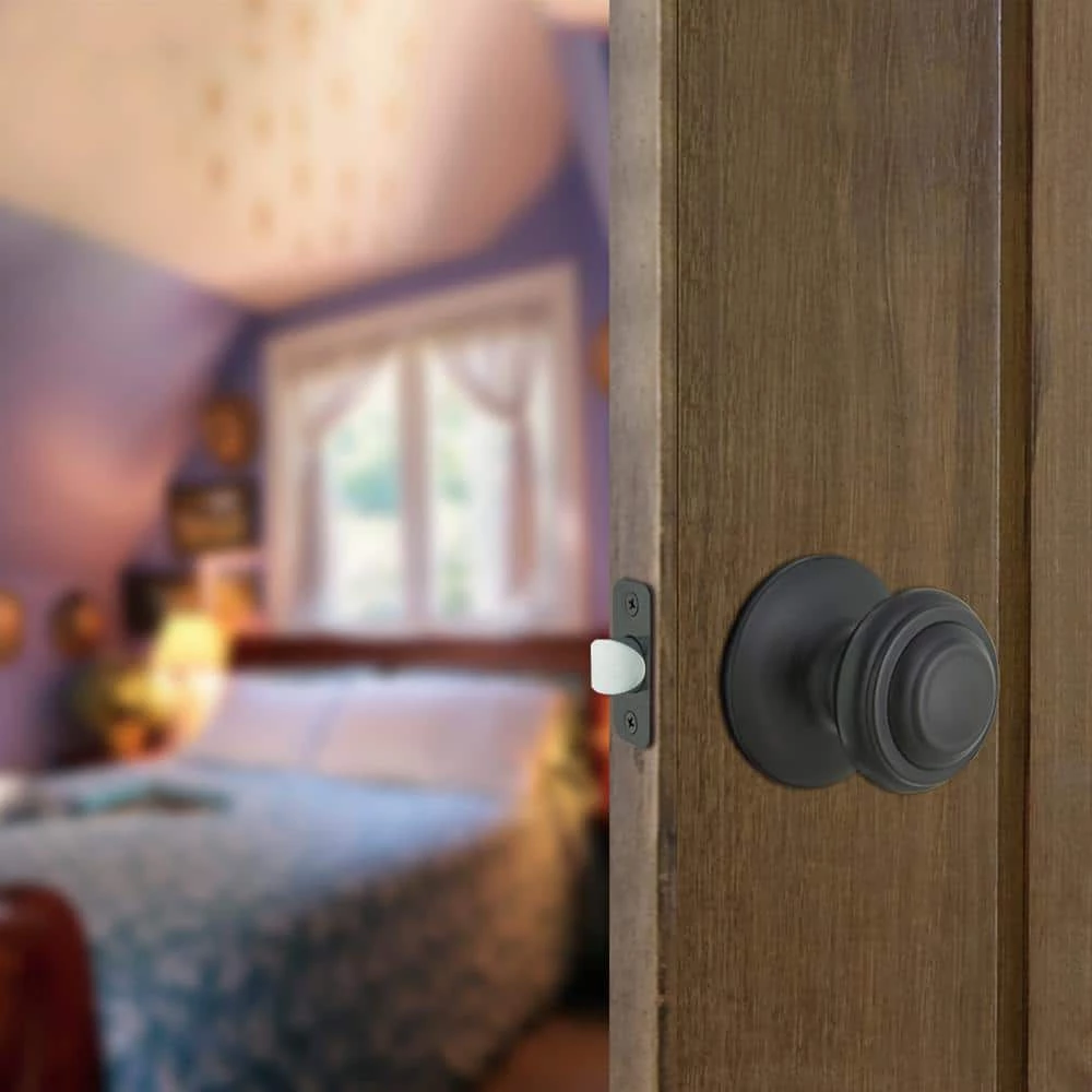 Defiant Madrid Matte Black Hall/Closet Door Knob 5 Defiant Madrid Matte Black Hall/Closet Door Knob - Image 3