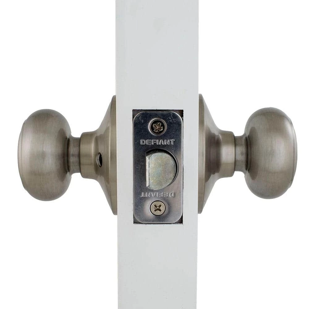 Defiant Hartford Satin Nickel Hall/Closet Passage Door Knob 7 Defiant Hartford Satin Nickel Hall/Closet Passage Door Knob - Image 5