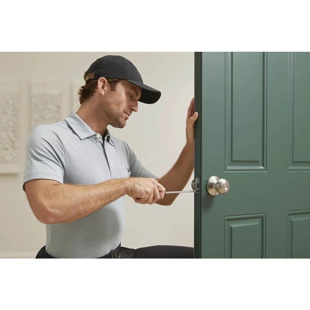 Defiant Hartford Satin Nickel Hall/Closet Passage Door Knob 11 Defiant Hartford Satin Nickel Hall/Closet Passage Door Knob - Image 9