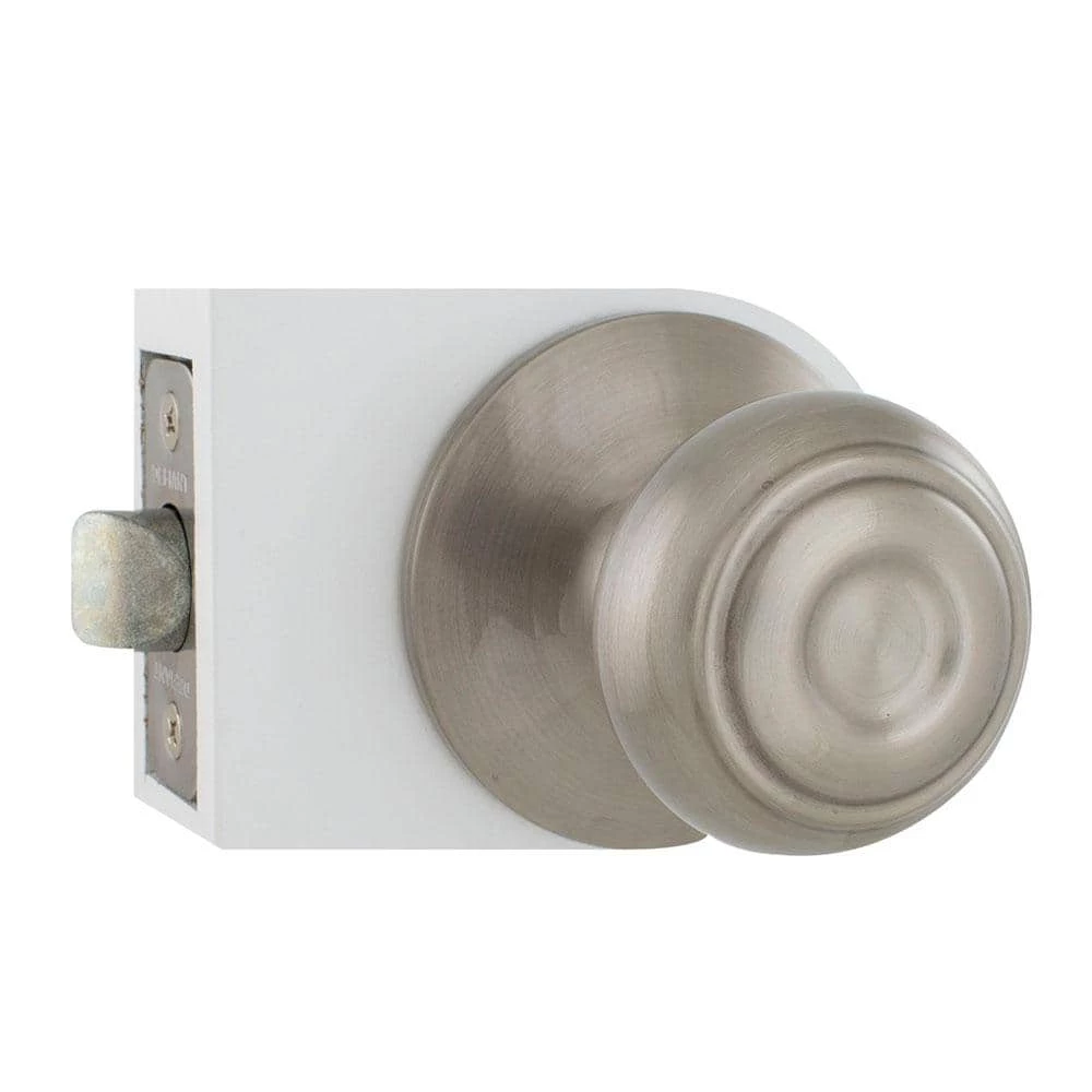 Defiant Hartford Satin Nickel Hall/Closet Passage Door Knob 6 Defiant Hartford Satin Nickel Hall/Closet Passage Door Knob - Image 4