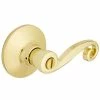 Defiant Scroll Polished Brass Bed and Bath Door Handle -Barton Kramer Shop defiant privacy door handles 32l6701b 64 1000
