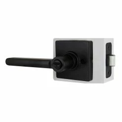 Defiant Tonbridge Matte Black Bed/Bath Door Handle with Square Rose (4-Pack) 14 Defiant Tonbridge Matte Black Bed/Bath Door Handle with Square Rose (4-Pack) -Barton Kramer Shop defiant privacy door handles 32ld6x901bad4 1f 1000