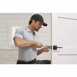 Defiant Tonbridge Matte Black Bed/Bath Door Handle with Square Rose (4-Pack) 17 Defiant Tonbridge Matte Black Bed/Bath Door Handle with Square Rose (4-Pack) -Barton Kramer Shop defiant privacy door handles 32ld6x901bad4 31 1000