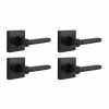 Defiant Tonbridge Matte Black Bed/Bath Door Handle with Square Rose (4-Pack) 1 Defiant Tonbridge Matte Black Bed/Bath Door Handle with Square Rose (4-Pack) -Barton Kramer Shop defiant privacy door handles 32ld6x901bad4 64 1000