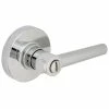 Defiant Highland Bright Chrome Bed and Bath Door Handle with Round Rose -Barton Kramer Shop defiant privacy door handles 32ld8201c 64 1000