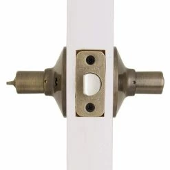 Defiant Olympic Antique Brass Bed and Bath Door Handle 14 Defiant Olympic Antique Brass Bed and Bath Door Handle -Barton Kramer Shop defiant privacy door handles 32lg801b 1f 1000