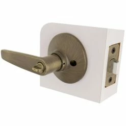 Defiant Olympic Antique Brass Bed and Bath Door Handle 15 Defiant Olympic Antique Brass Bed and Bath Door Handle -Barton Kramer Shop defiant privacy door handles 32lg801b 44 1000