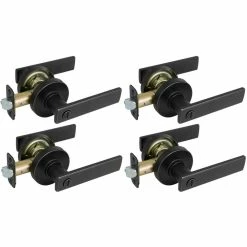 Defiant Westwood Matte Black Bed and Bath Door Handle with Round Rose (4-Pack) 15 Defiant Westwood Matte Black Bed and Bath Door Handle with Round Rose (4-Pack) -Barton Kramer Shop defiant privacy door handles 32lp1x901cd4 44 1000