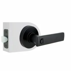 Defiant Westwood Matte Black Bed and Bath Door Handle with Round Rose (4-Pack) 12 Defiant Westwood Matte Black Bed and Bath Door Handle with Round Rose (4-Pack) -Barton Kramer Shop defiant privacy door handles 32lp1x901cd4 c3 1000