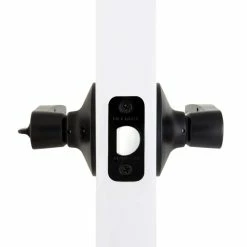 Defiant Kensington Matte Black Bed/Bath Door Handle -Barton Kramer Shop defiant privacy door handles lb4xk01b 4f 1000