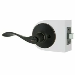 Defiant Zacoti Aged Bronze Bed/Bath Door Handle -Barton Kramer Shop defiant privacy door handles lb6x701b 1f 1000