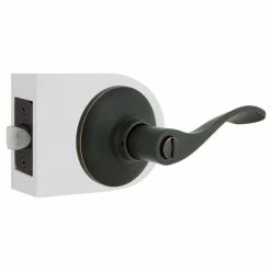 Defiant Zacoti Aged Bronze Bed/Bath Door Handle -Barton Kramer Shop defiant privacy door handles lb6x701b c3 1000