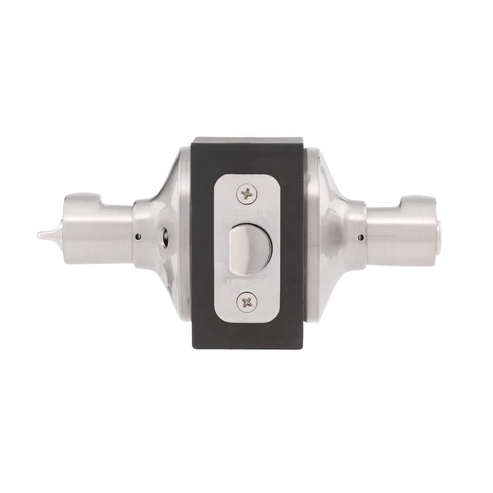 Defiant Burgundy Satin Nickel Bed/Bath Door Handle 5 Defiant Burgundy Satin Nickel Bed/Bath Door Handle - Image 3