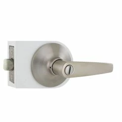 Defiant Olympic Stainess Steel Bed/Bath Privacy Door Handle -Barton Kramer Shop defiant privacy door handles lg601b c3 1000