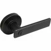 Defiant Westwood Matte Black Bed/Bath Door Handle with Round Rose -Barton Kramer Shop defiant privacy door handles lp1xk01c 64 1000