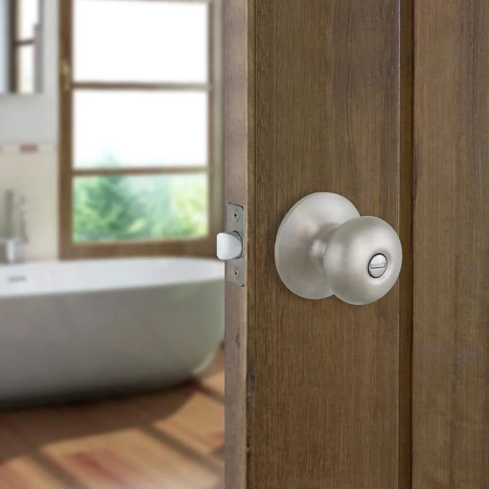 Defiant Berwick Stainless Steel Bed and Bath Door Knob 5 Defiant Berwick Stainless Steel Bed and Bath Door Knob - Image 3