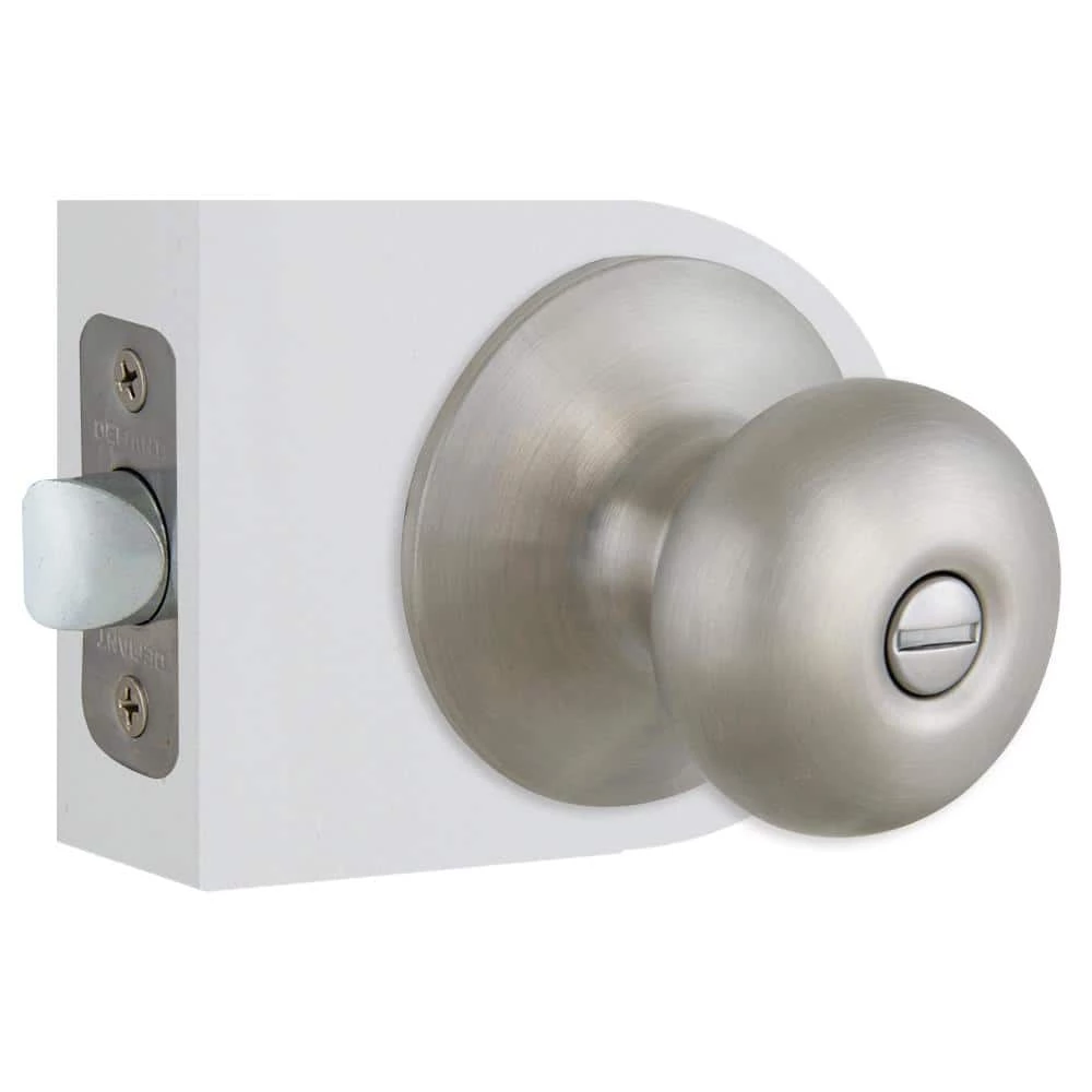 Defiant Berwick Stainless Steel Bed and Bath Door Knob 6 Defiant Berwick Stainless Steel Bed and Bath Door Knob - Image 4