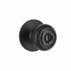 Defiant Hartford Matte Black Bed/Bath Door Knob -Barton Kramer Shop defiant privacy door knobs 32tgx910b 64 1000