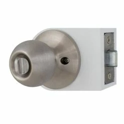Defiant Saturn Stainless Steel Bed/Bath Privacy Door Knob 15 Defiant Saturn Stainless Steel Bed/Bath Privacy Door Knob -Barton Kramer Shop defiant privacy door knobs t3610b 44 1000