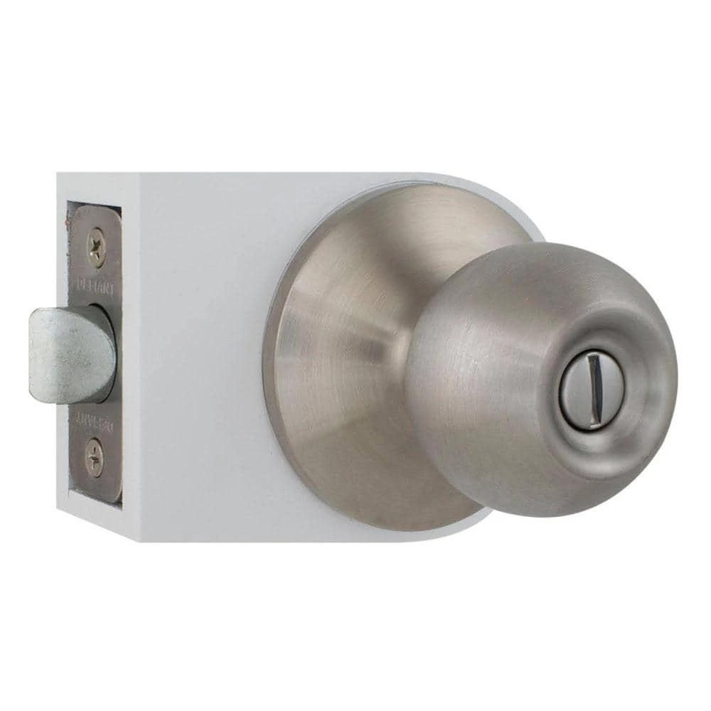 Defiant Saturn Stainless Steel Bed/Bath Privacy Door Knob 6 Defiant Saturn Stainless Steel Bed/Bath Privacy Door Knob - Image 4