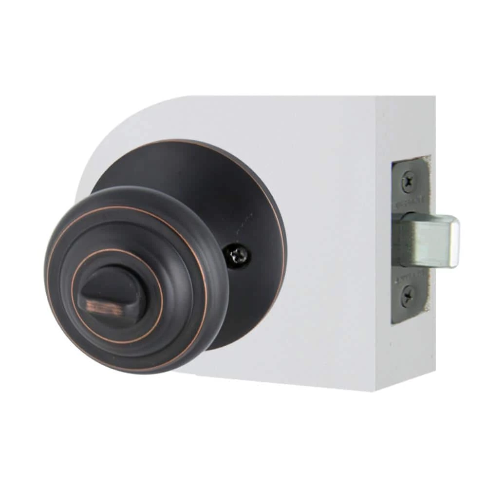 Defiant Madrid Aged Bronze Bed and Bath Door Knob 8 Defiant Madrid Aged Bronze Bed and Bath Door Knob - Image 6