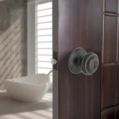 Defiant Madrid Aged Bronze Bed and Bath Door Knob 13 Defiant Madrid Aged Bronze Bed and Bath Door Knob -Barton Kramer Shop defiant privacy door knobs tdx710b 66 1000