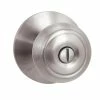 Defiant Hartford Satin Nickel Bed and Bath Door Knob -Barton Kramer Shop defiant privacy door knobs tgx210b 64 1000