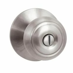 Defiant Hartford Satin Nickel Bed and Bath Door Knob