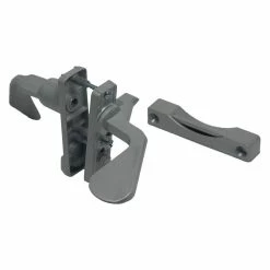 Barton Kramer 1-3/4 in. Silver Inswing Latch Set for Screen Door