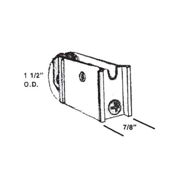 Barton Kramer Patio Door Roller for Security Sliding Glass 4 Barton Kramer Patio Door Roller for Security Sliding Glass - Image 2