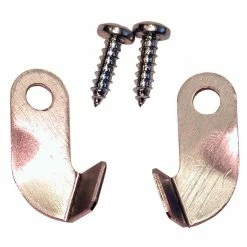 Barton Kramer Aluminum Swivel Clips For Window Screens (3 Pairs per Card)