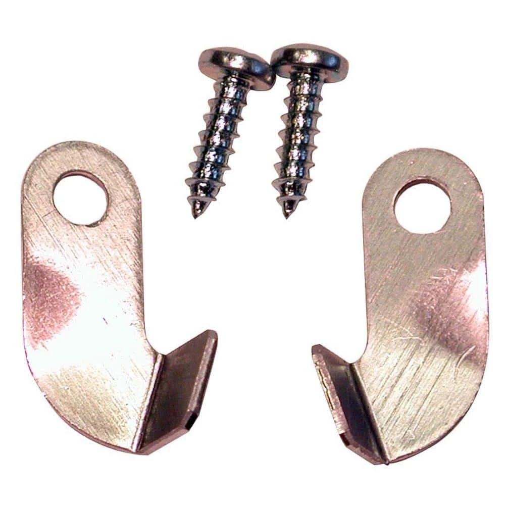 Barton Kramer Aluminum Swivel Clips For Window Screens (3 Pairs per Card) 3 Barton Kramer Aluminum Swivel Clips For Window Screens (3 Pairs per Card)